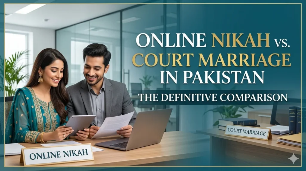 online nikah vs court marriage pakistan comparison couple decision marriage options